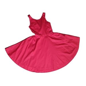 Polo Ralph Lauren Red Cross Back Dress